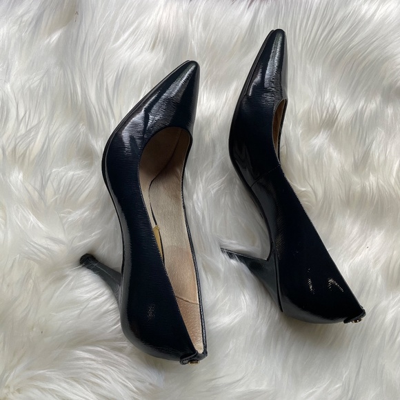 MICHAEL Michael Kors Blue Patent Leather Pumps 8M - Picture 7 of 10